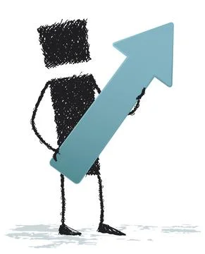 Up arrow Stock Illustration