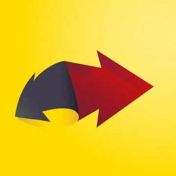 Arrow illustration 3d Stock Illustration