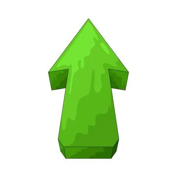 Arrow Up illustration Stock Illustration