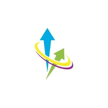 Arrow ilustration design 스톡 일러스트