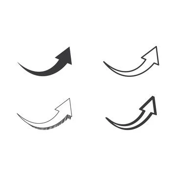 Arrow ilustration design Stock Illustration