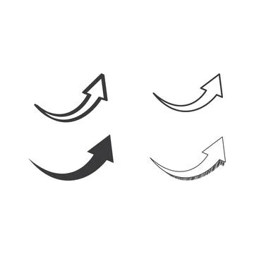 Arrow ilustration design Stock Illustration