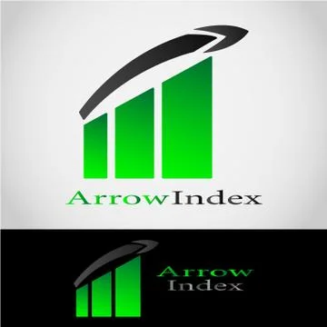 ARROW INDEX LOGO 4 Stock Illustration