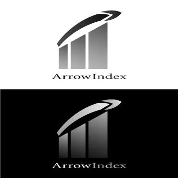 ARROW INDEX LOGO 5 Stock Illustration