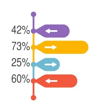 Arrow Infographic elements vector illustration Illustrazione stock