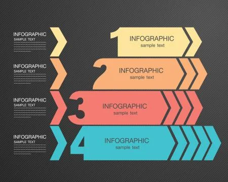 $arrow infographic Stock Illustration