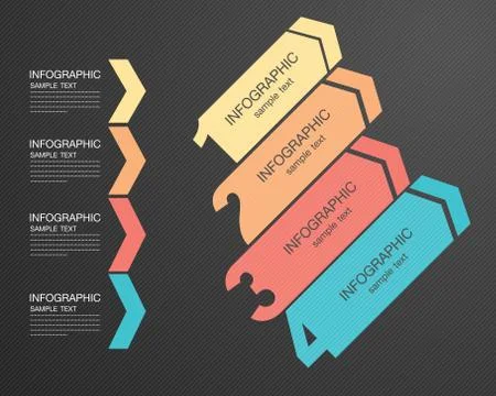 $arrow infographic Stock Illustration