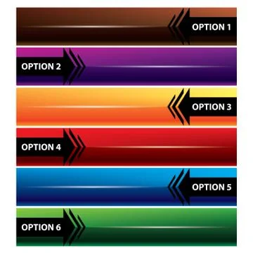 Arrow infographic vector Stock Illustration