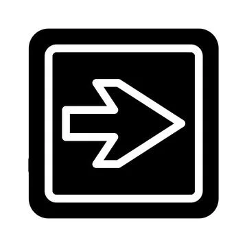 Arrow information glyph icon vector illustration 스톡 일러스트
