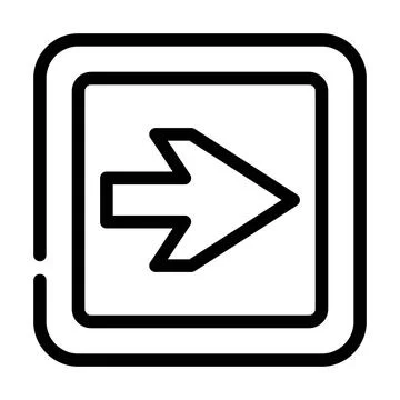 Arrow information line icon vector illustration Stock Illustration