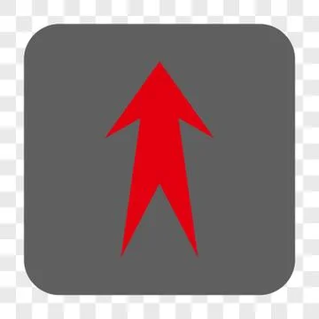 Arrow Up Interface Toolbar Button Illustrazione stock