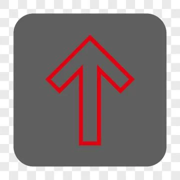 Arrow Up Interface Toolbar Button 스톡 일러스트