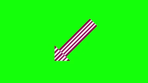 Arrow Isolated Green Screen Stock Footage 库存影片 342788971