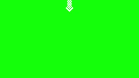 Arrow Isolated Green Screen Stock Footage Video stock 343928751