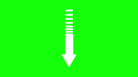 Arrow Isolated Green Screen Stock Footage Stock-Footage 343928827