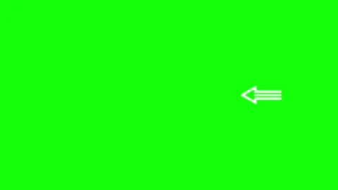 Arrow Isolated Green Screen Stock Footage Video stock 343929018