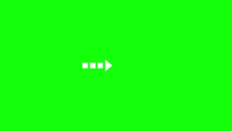 Arrow Isolated Green Screen Stock Footage Video stock 343929063