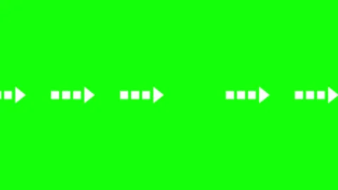 Arrow Isolated Green Screen Stock Footage Video stock 343929066