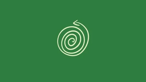 Arrow on it isolated on green screen background Stock-Footage 336856690
