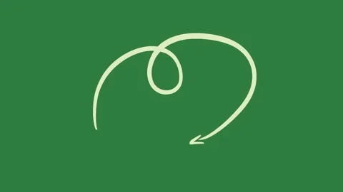Arrow on it wallpaper logo snake isolated on green screen background Stock Footage 336856675