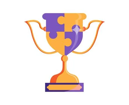 Up arrow jigsaw puzzle vector Illustrazione stock