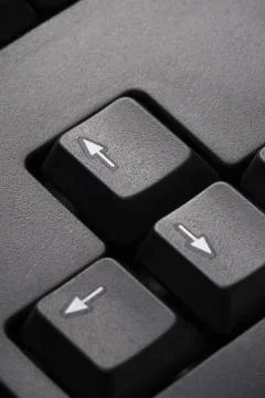 Arrow keys Stock Photos