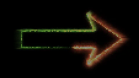 Arrow laser particles ball glow green and flame energy fast move motion sym.. Stock Footage 245437685