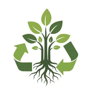 Arrow leave tree ECO friendly  logo-001 Stock Illustration