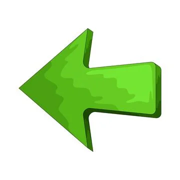 Arrow left illustration Stock Illustration
