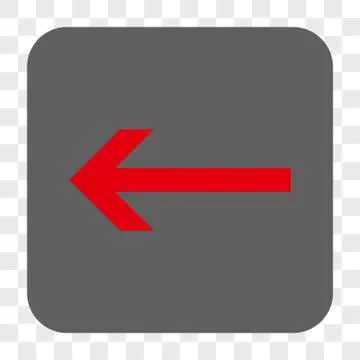 Arrow Left Interface Toolbar Button 스톡 일러스트