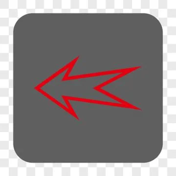 Arrow Left Interface Toolbar Button 스톡 일러스트
