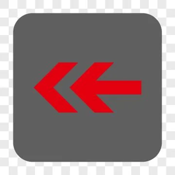 Arrow Left Interface Toolbar Button 스톡 일러스트