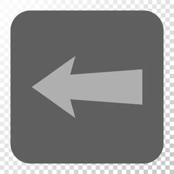 Arrow Left Rounded Square Button Stock Illustration
