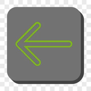 Arrow Left Rounded Square Button 스톡 일러스트