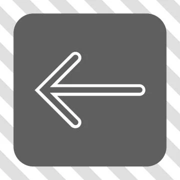 Arrow Left Rounded Square Button Stock Illustration