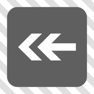 Arrow Left Rounded Square Button 스톡 일러스트