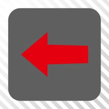 Arrow Left Rounded Square Button Stock Illustration