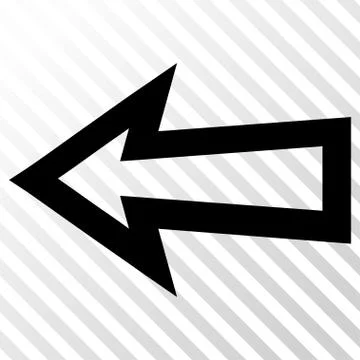 Arrow Left Vector Icon Stock Illustration