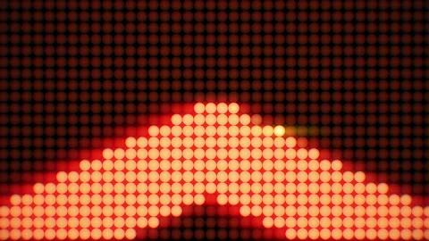 Arrow Light Wall Background Loop Видео 285531737