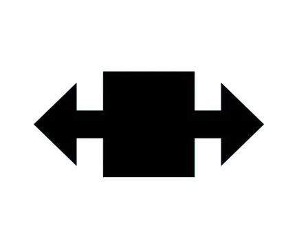 Arrow Line Icons Set Stock Illustration