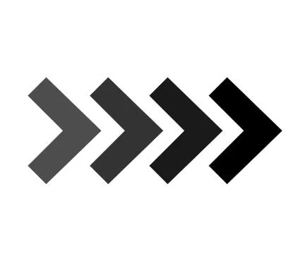 Arrow Line Icons Set Stock Illustration
