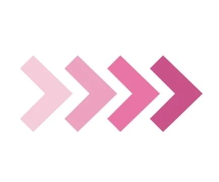 Arrow Line Icons Set Illustrazione stock