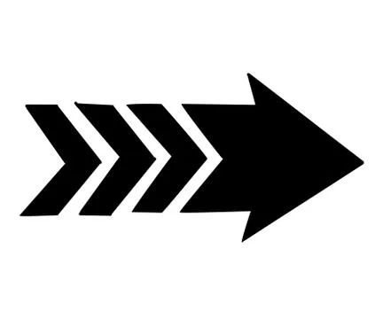 Arrow Line Icons Set Stock Illustration