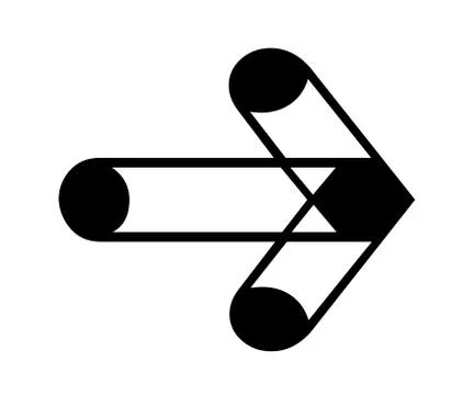 Arrow Line Icons Set Stock Illustration