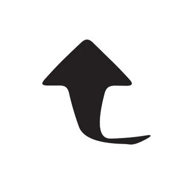 Arrow Line Icons Set Stock Illustration