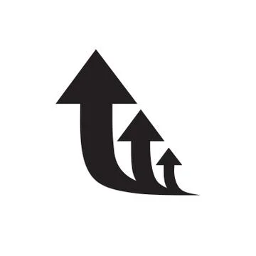 Arrow Line Icons Set Stock Illustration