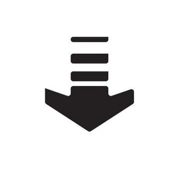 Arrow Line Icons Set Stock Illustration