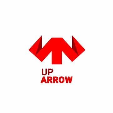 Arrow up up logo for construction vector icon illustration Stock Illustration