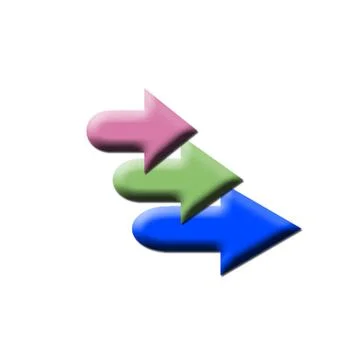 Arrow logo Stock Illustration