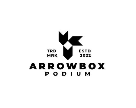 Arrow logo Stock Illustration